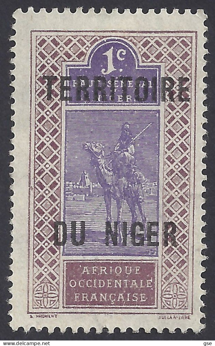 NIGER 1921 - Yvert 1° - Serie Corrente | - Gebruikt