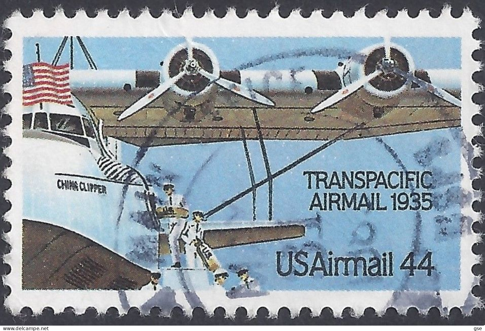 USA 1985 - Yvert A109° - Aereo | - 3a. 1961-… Oblitérés