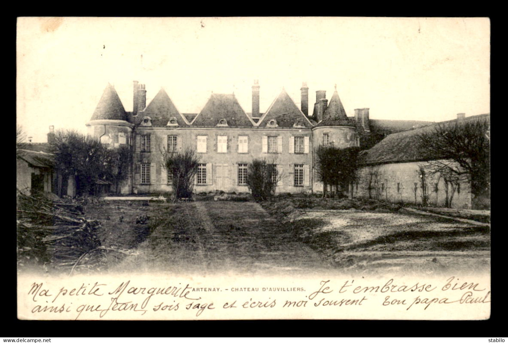 45 - ARTENAY - LE CHATEAU D'AUVILLIERS - Artenay