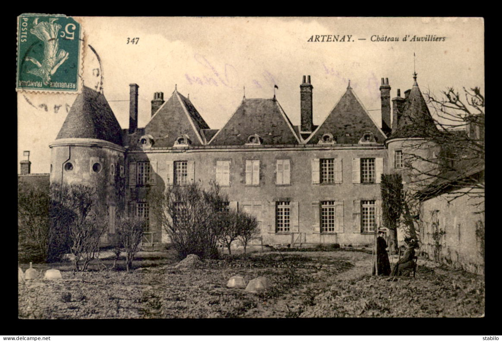 45 - ARTENAY - LE CHATEAU D'AUVILLIERS - Artenay