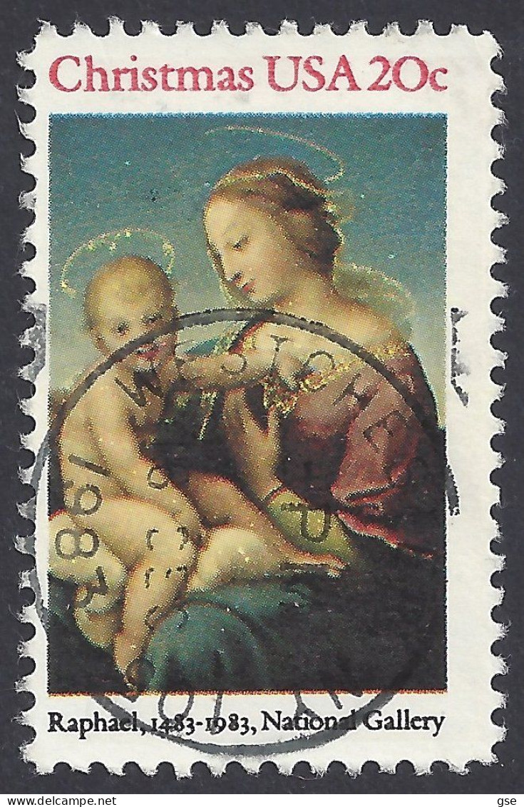 USA 1983 - Yvert 1505° - Natale | - Used Stamps