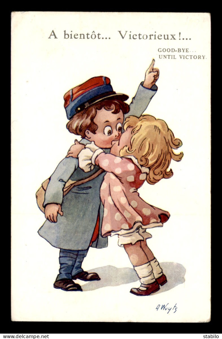 ILLUSTRATEUR - WUYTS - ENFANTS VICTORIEUX - CARTE PATRIOTIQUE - Wuyts