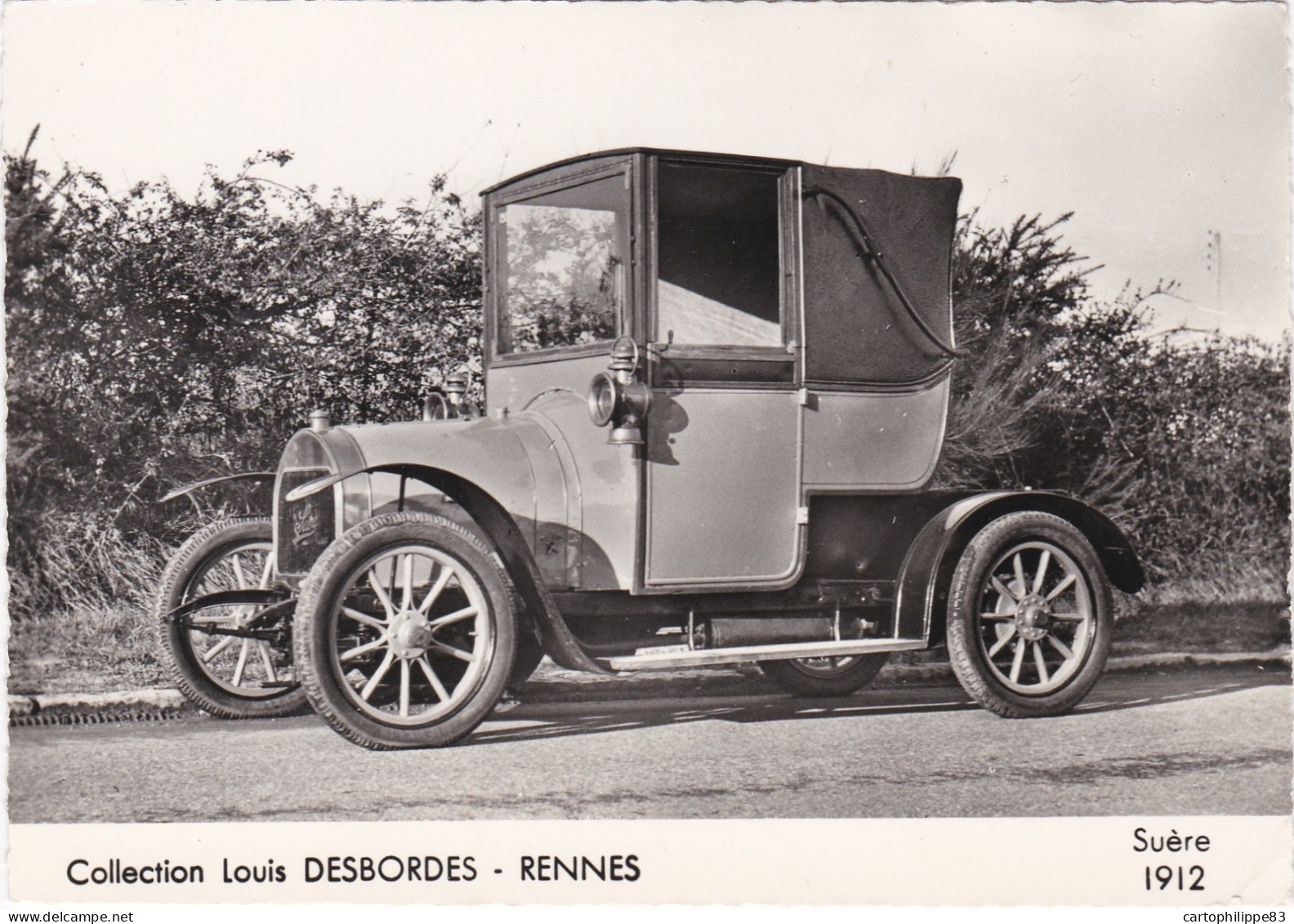 5 CPSM COLLECTION LOUIS DESBORDES DE RENNES VOITURES ANCIENNES SUERE RENAULT PANHARD BOYARD - Colecciones Y Lotes