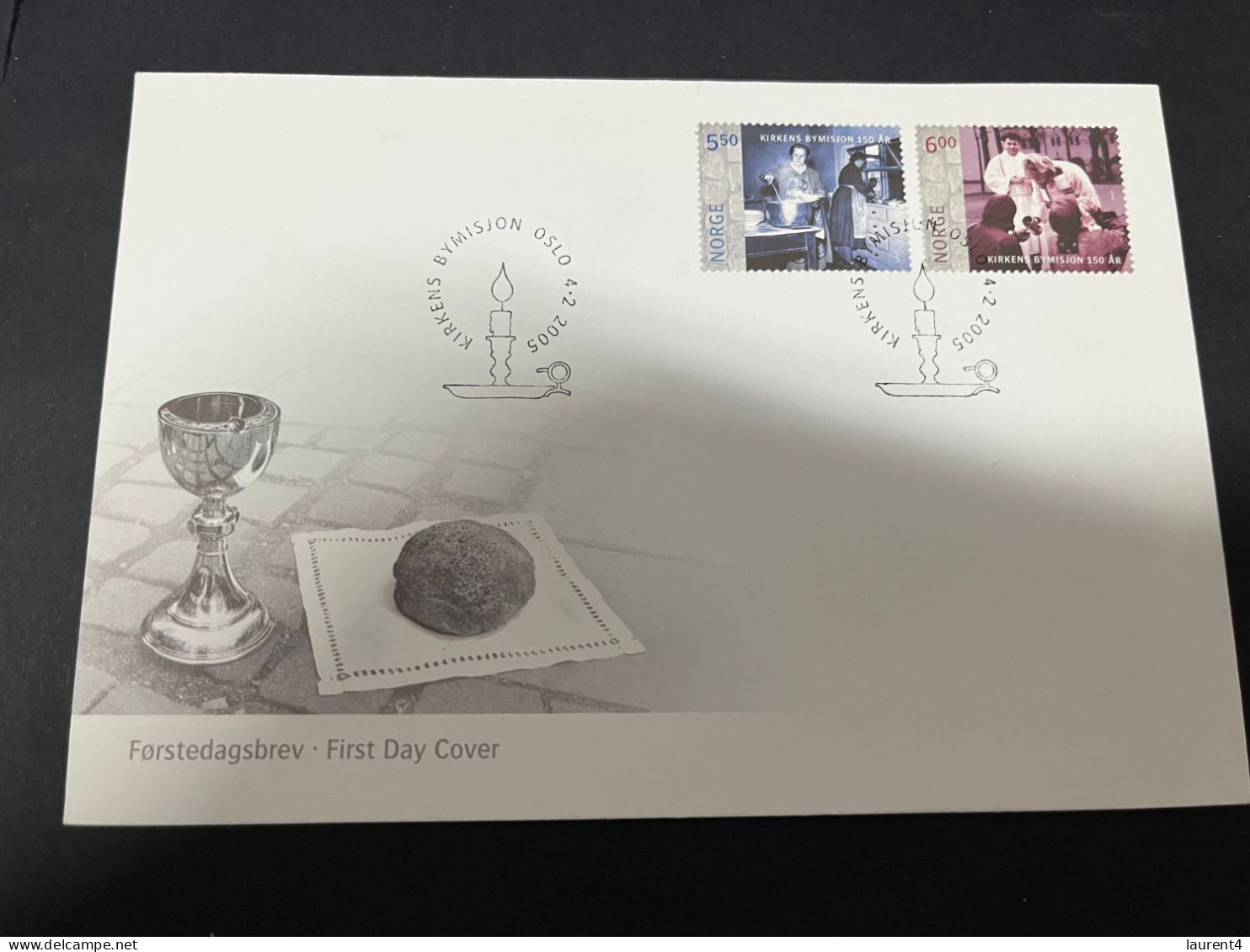 24-2-2024 (1 Y 9) Norway FDC Cover - 2005 - Mission - FDC