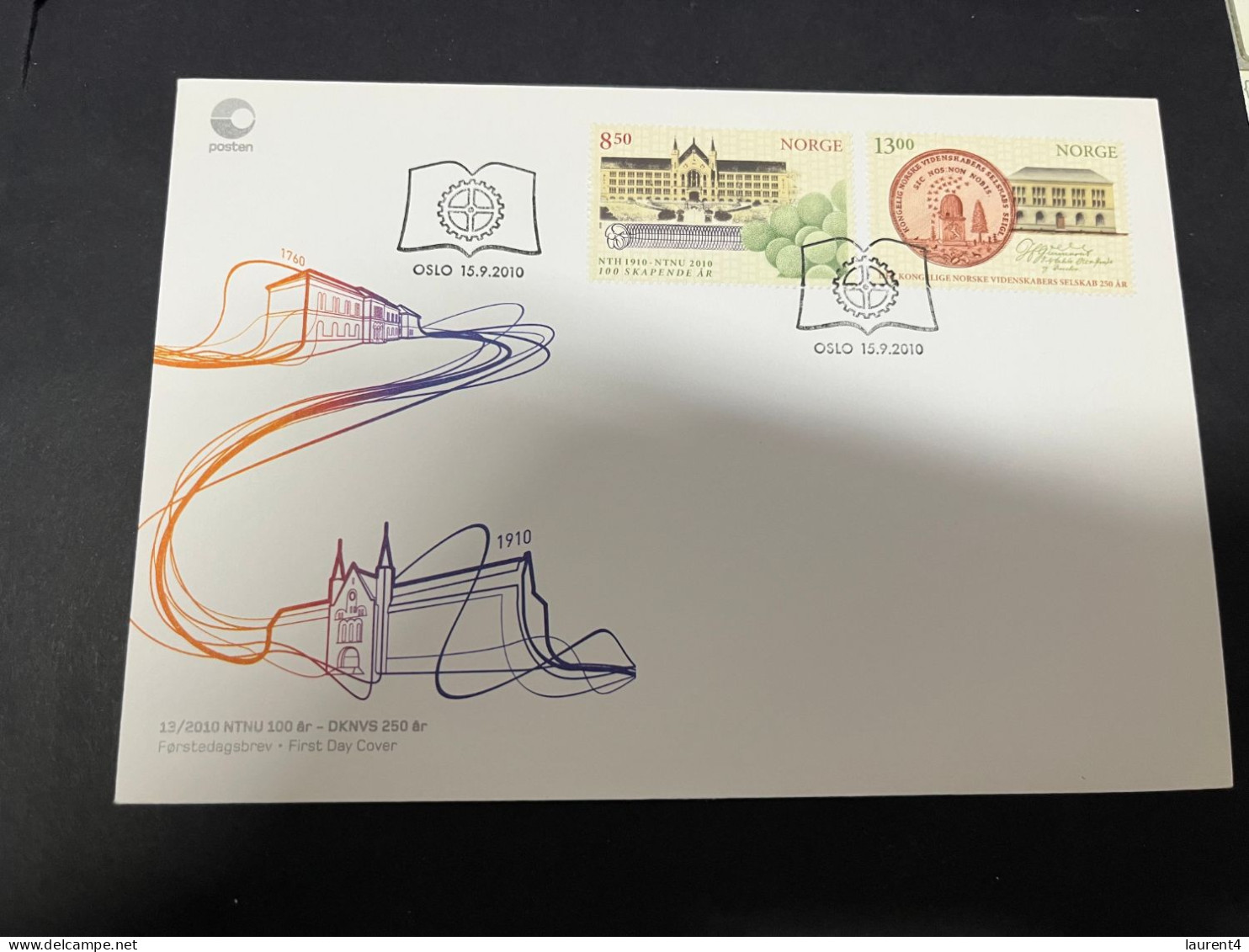 24-2-2024 (1 Y 9) Norway FDC Cover - 2010 - FDC