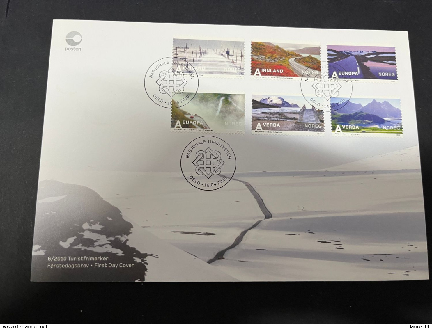 24-2-2024 (1 Y 9) Norway FDC Cover - 2010 (6 Stamps) - FDC