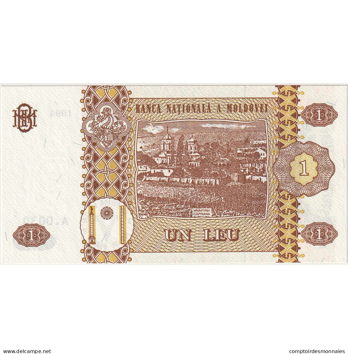 Billet, Moldavie, 1 Leu, 1994, KM:5, NEUF - Moldova