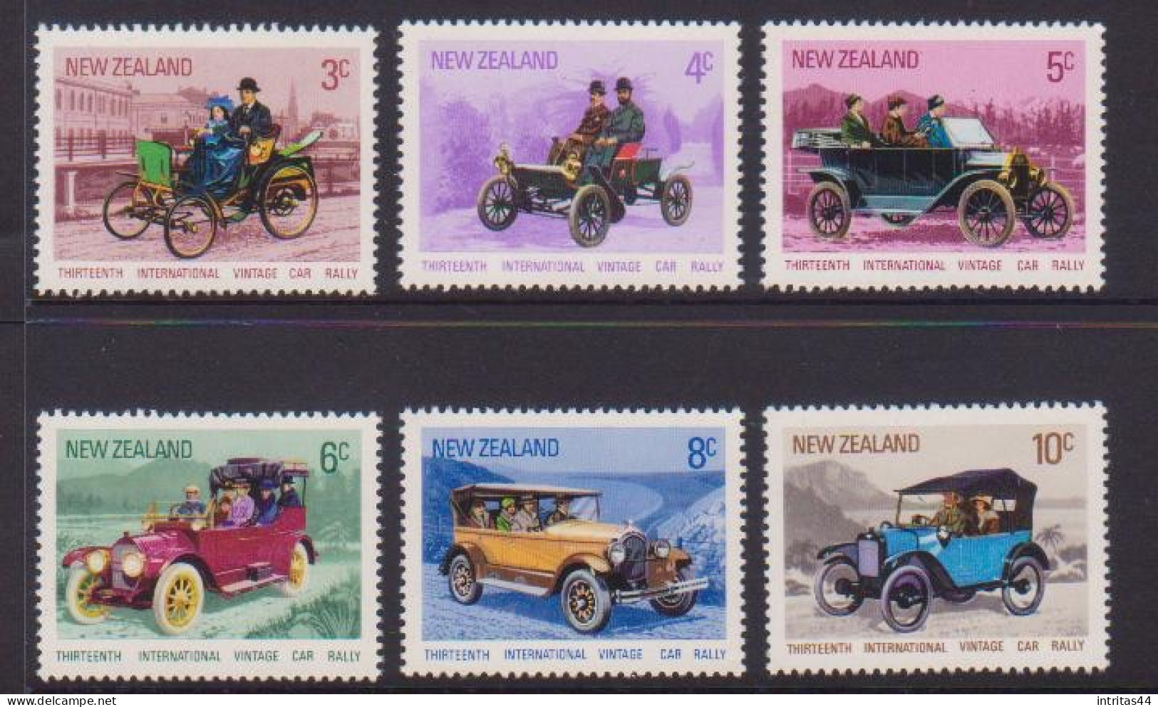 NEW ZEALAND 1972 " VINTAGE CARS "SET MNH - Nuevos