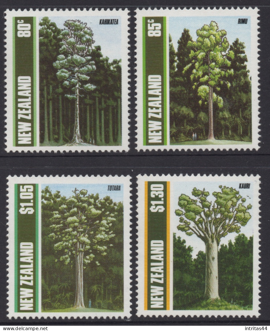 NEW ZEALAND 1989 " TREES "SET MNH - Unused Stamps