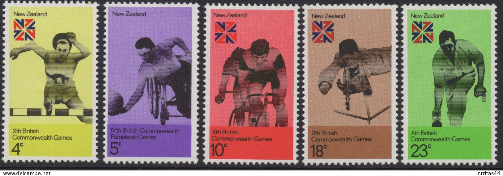 NEW ZEALAND 1974 " COMMONWEALTH GAMES  "SET MNH - Unused Stamps