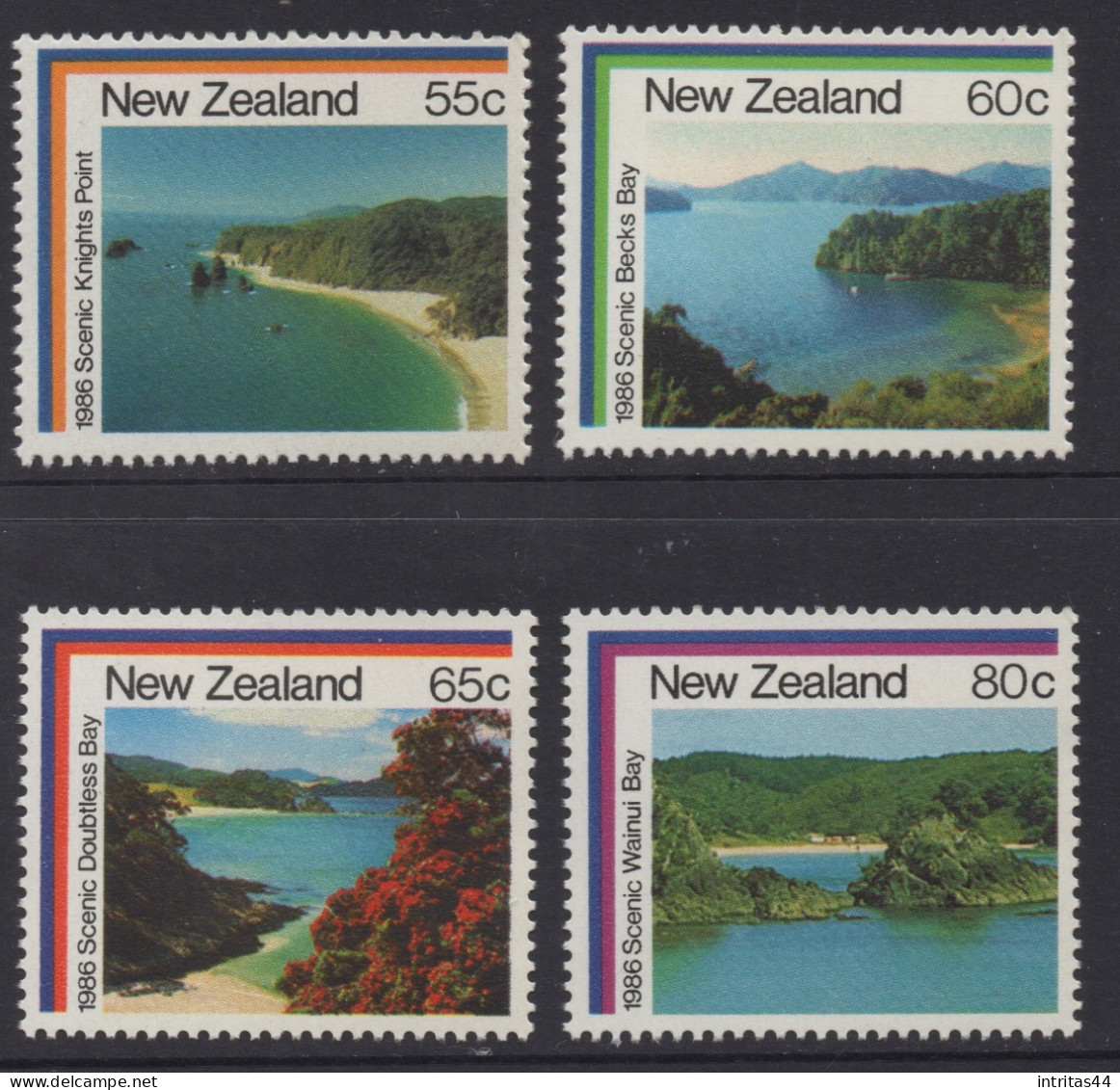 NEW ZEALAND 1986 " SCENIC COAST  "SET MNH - Neufs