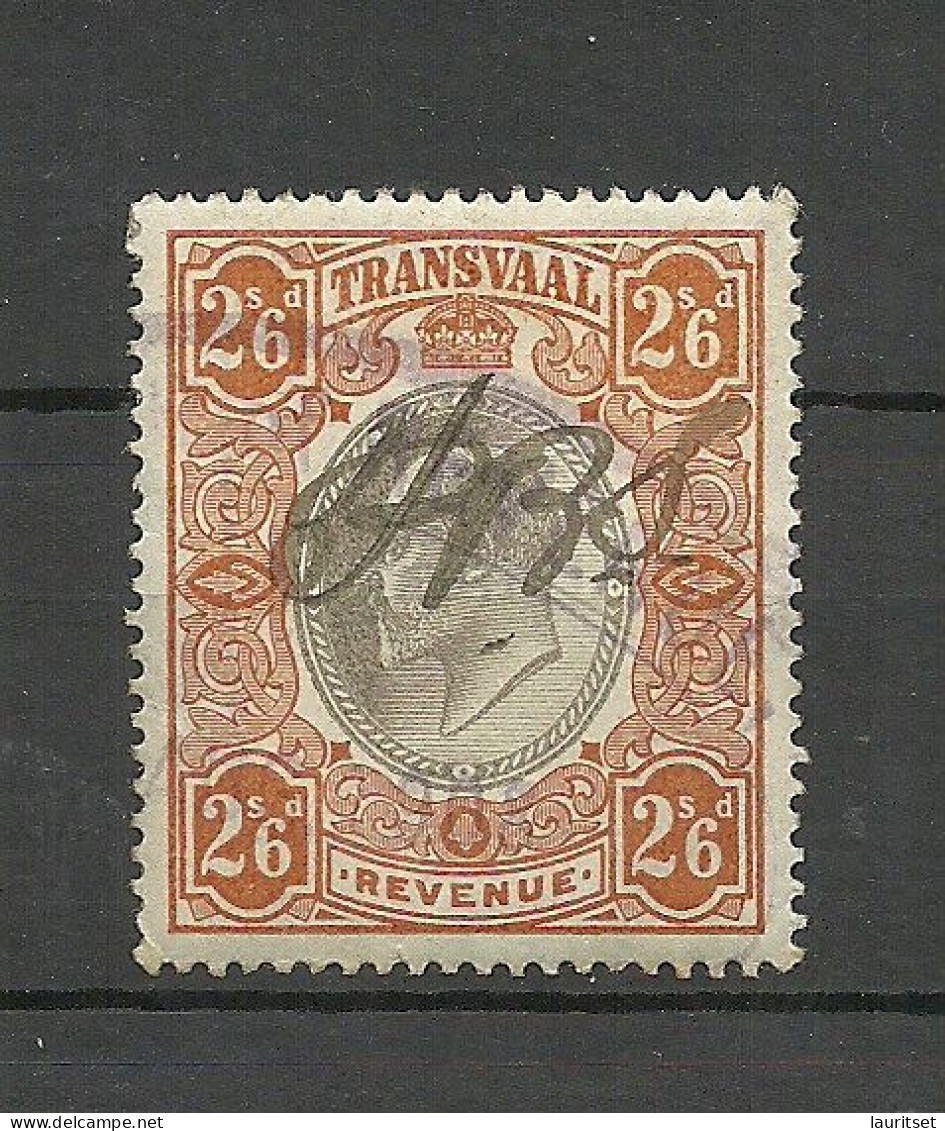 TRANSVAAL King König Edward VII Revenue Duty Tax O - Transvaal (1870-1909)