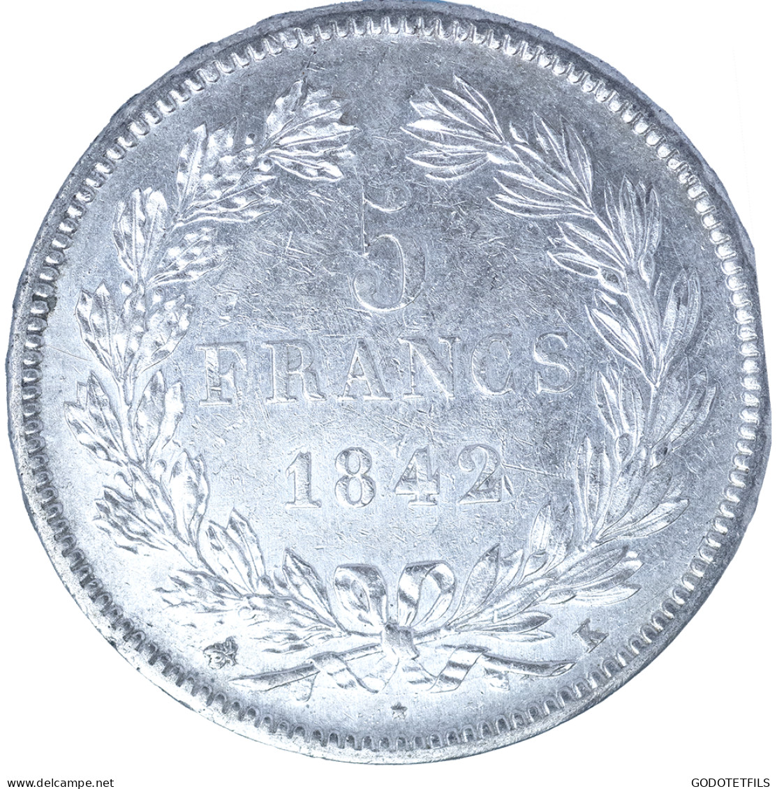 Louis-Philippe- 5 Francs 1842 Bordeaux - 5 Francs