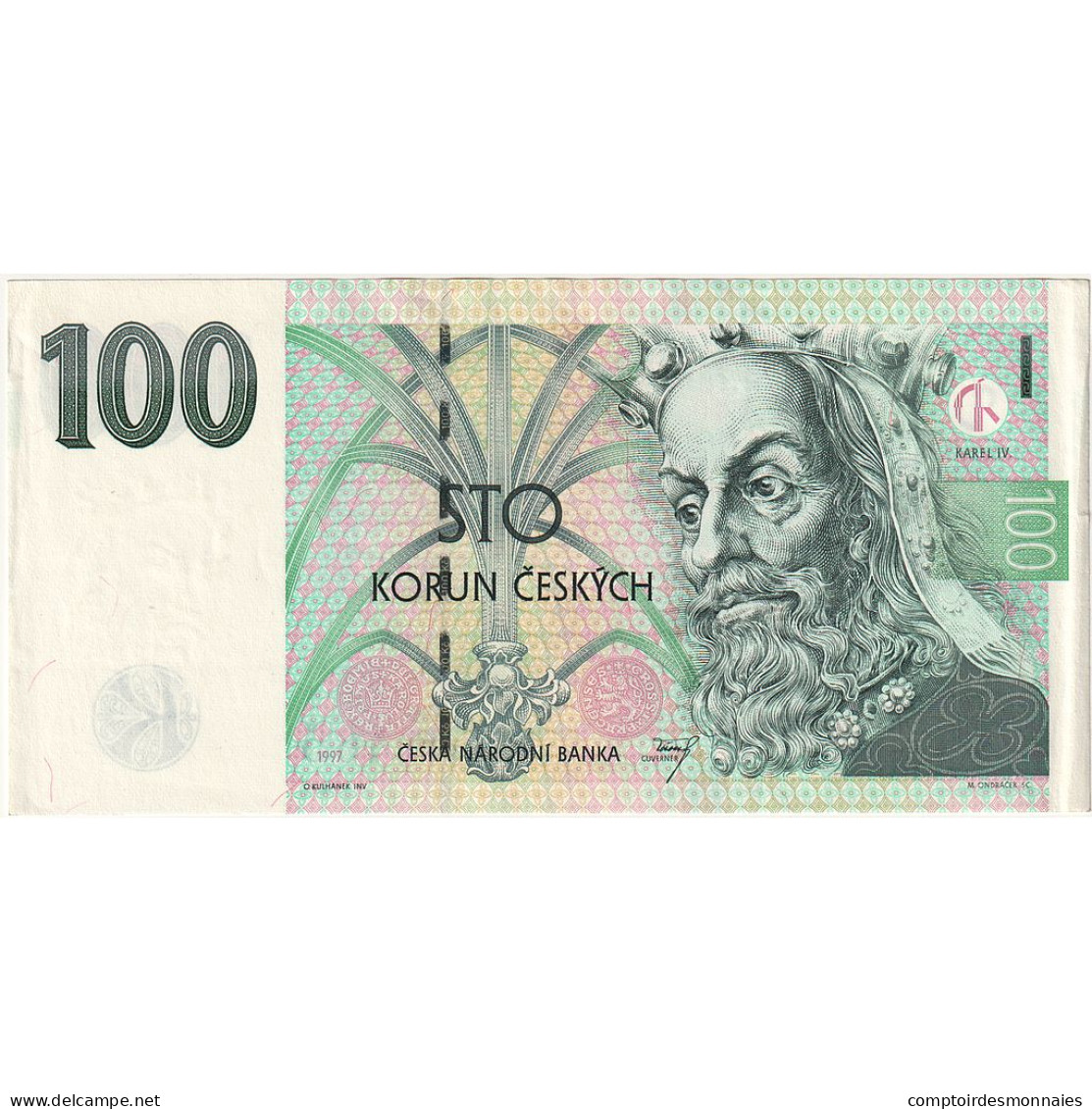 République Tchèque, 100 Korun, 1997, KM:18, NEUF - Tchécoslovaquie