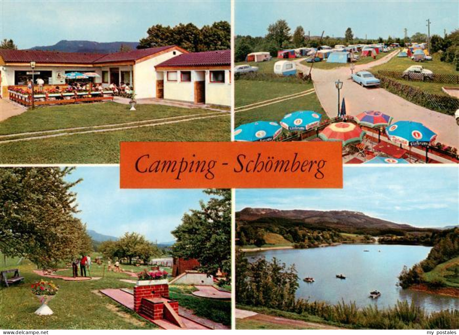 73879332 Schoemberg Zollernalbkreis Camping Schoemberg Minigolfanlage Badesee Sc - Balingen