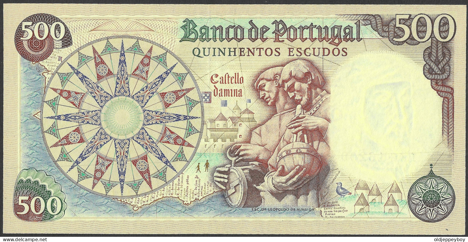 PORTUGAL 500 Escudos From1966, Ch.10, PTE, P170a(5) GEM UNC PERFECT CONDITION - Portogallo