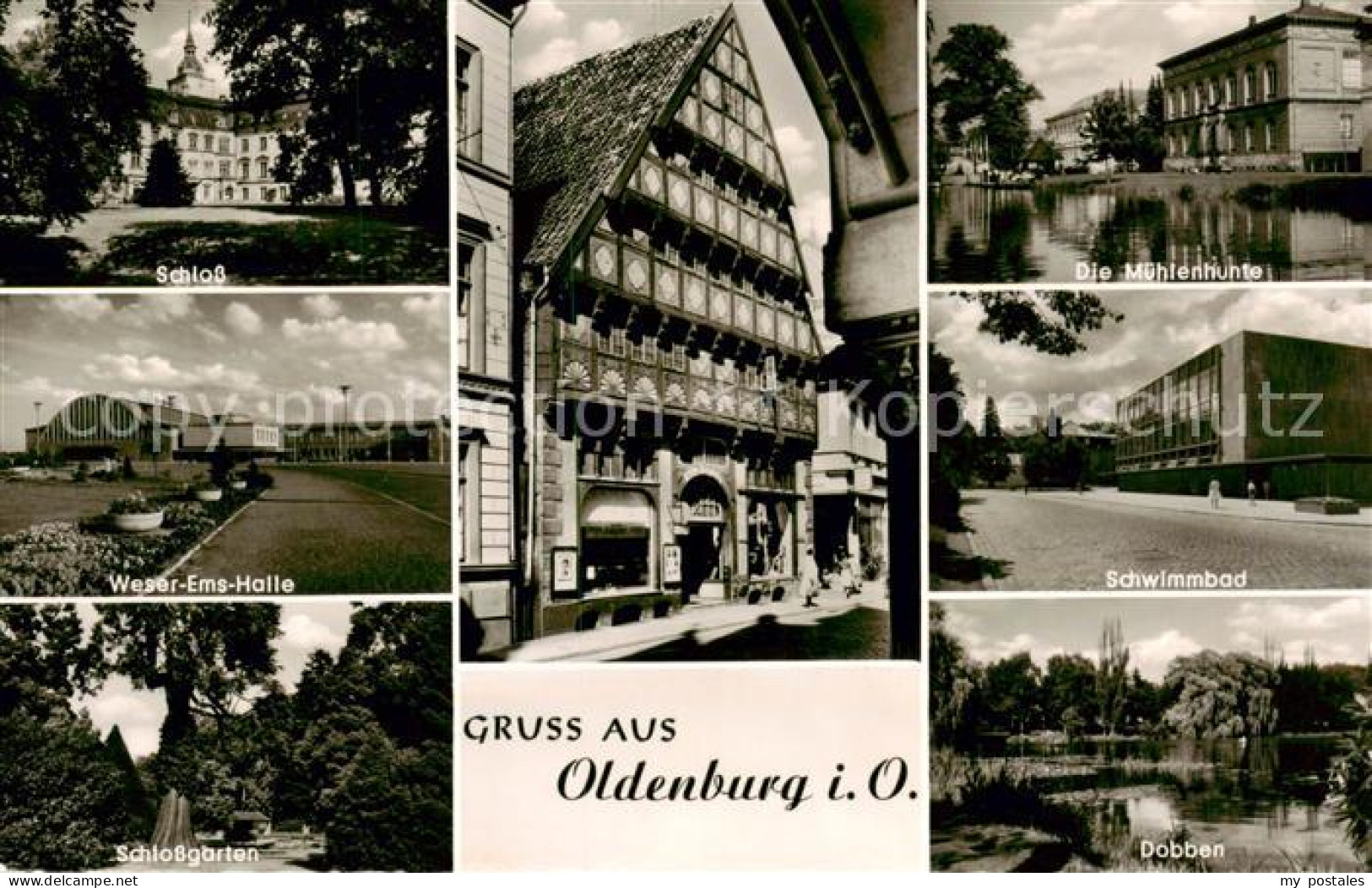 73811780 Oldenburg Niedersachsen Schloss Weser Ems Halle Schlossgarten Muehlenhu - Oldenburg