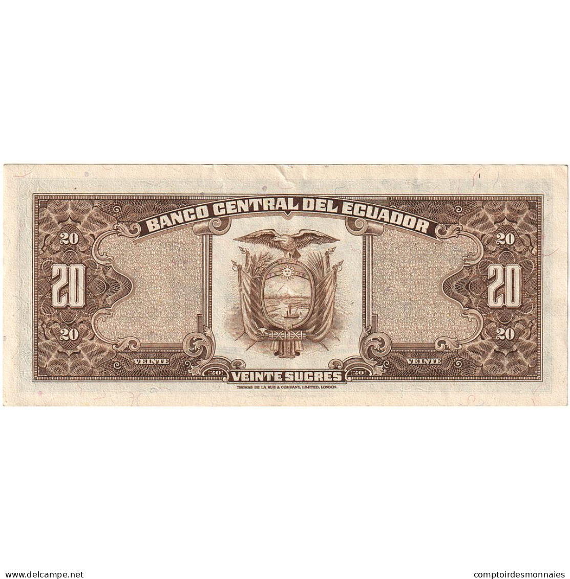 Équateur, 20 Sucres, 1980-05-24, KM:115b, NEUF - Ecuador