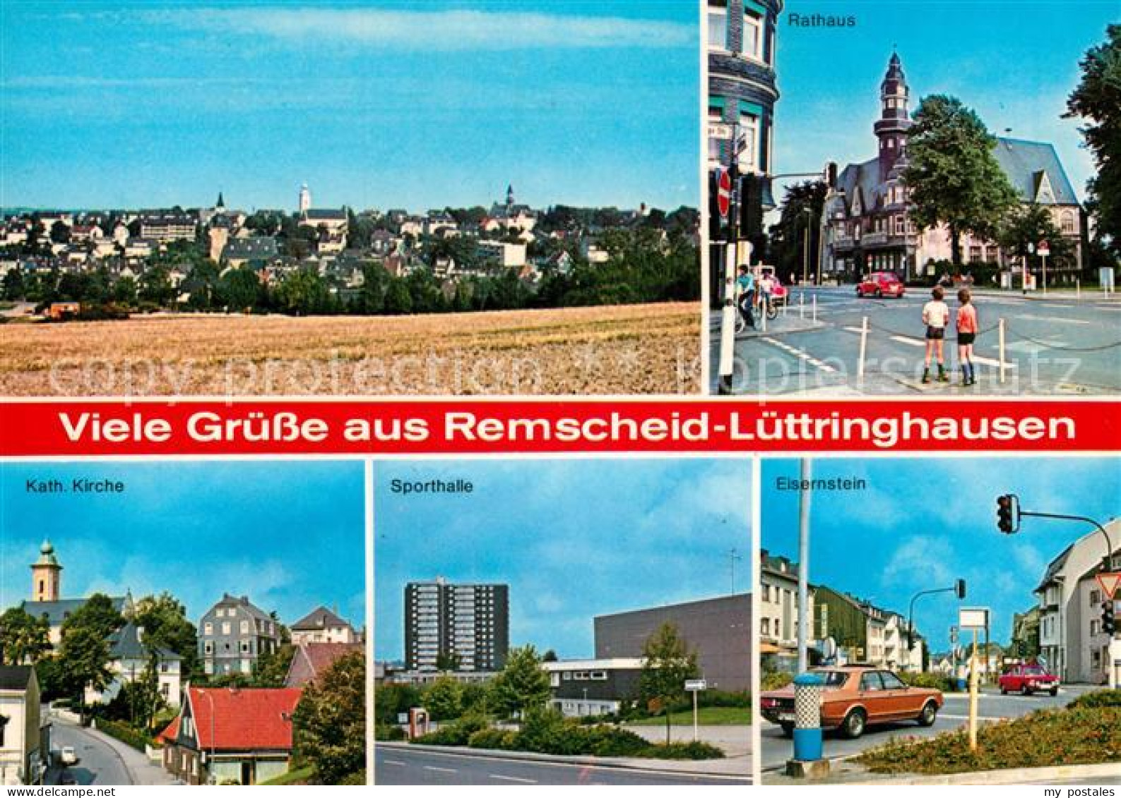 72925495 Luettringhausen Rathaus Katholische Kirche Sporthalle Eisernstein  Luet - Remscheid