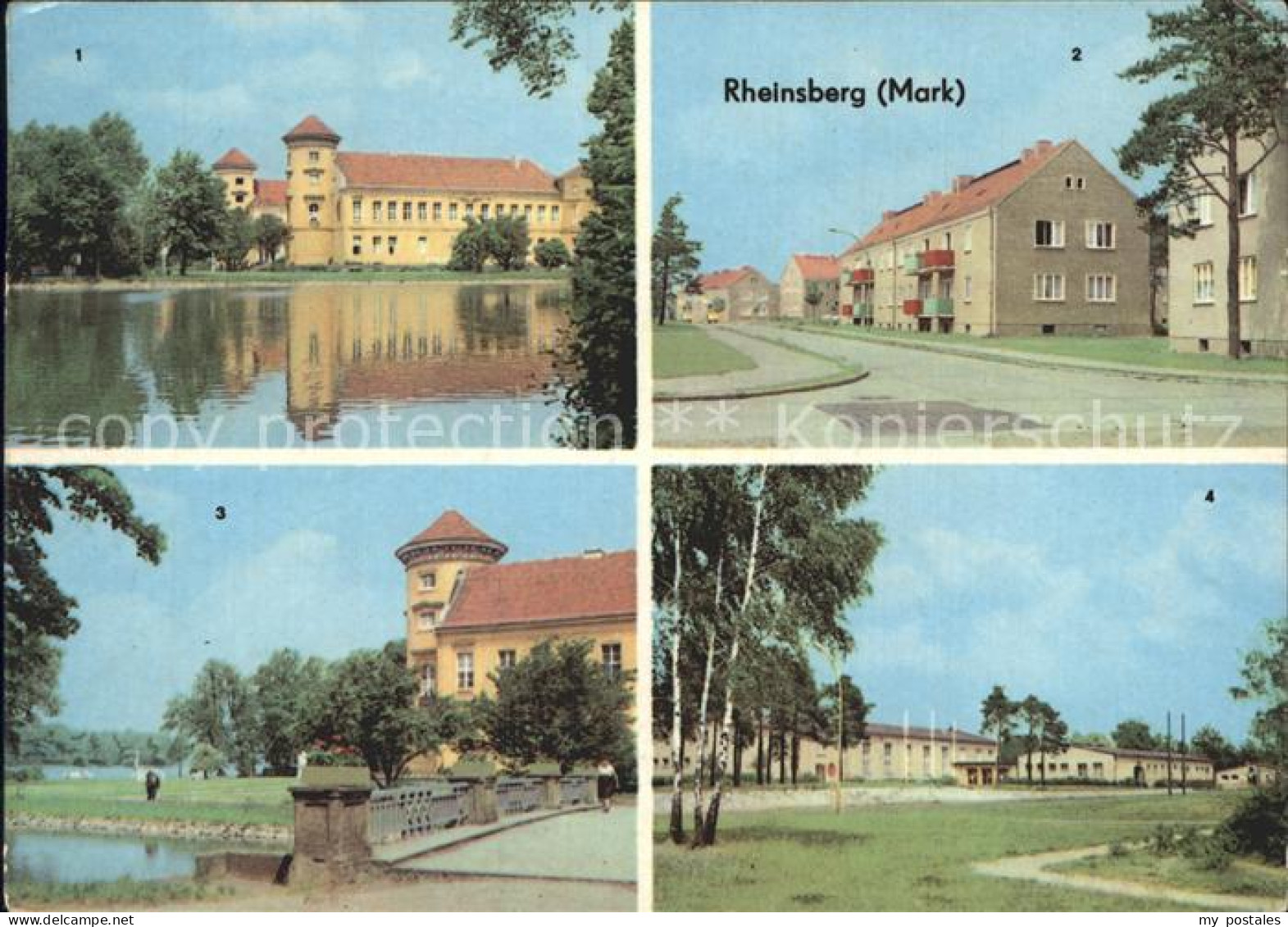 72922583 Rheinsberg Schloss Dubnastrasse See Kulturhaus  Rheinsberg - Zechlinerhütte
