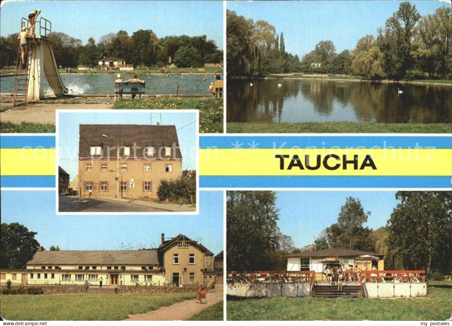 72922488 Taucha Stadtbad Schoeppenwiese HO-Kulturhaus Stadthalle  Taucha - Taucha