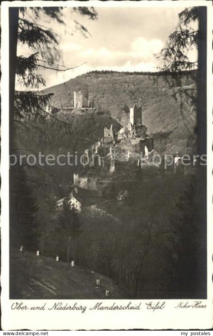 72922274 Manderscheid Eifel Oberburg Niederburg Manderscheid - Manderscheid