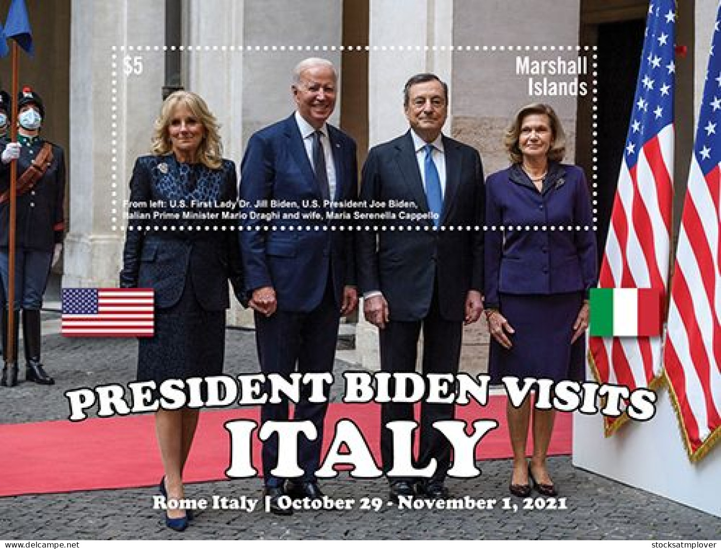 Marshall Islands 2022 President Biden Visits Italy I202401 - Marshall