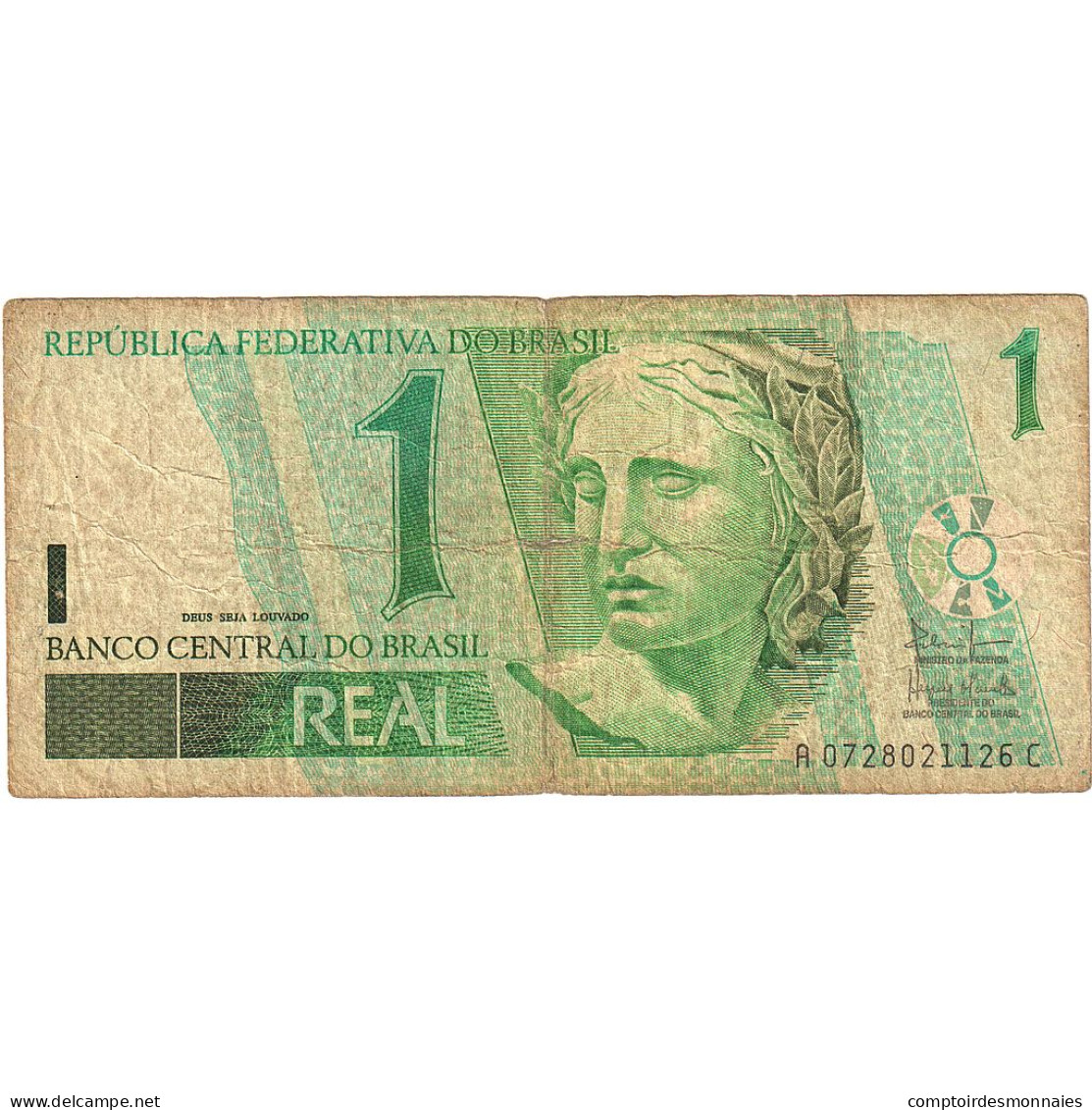 Billet, Brésil, 1 Réal, Undated (1994), KM:243Ab, TTB - Brasil