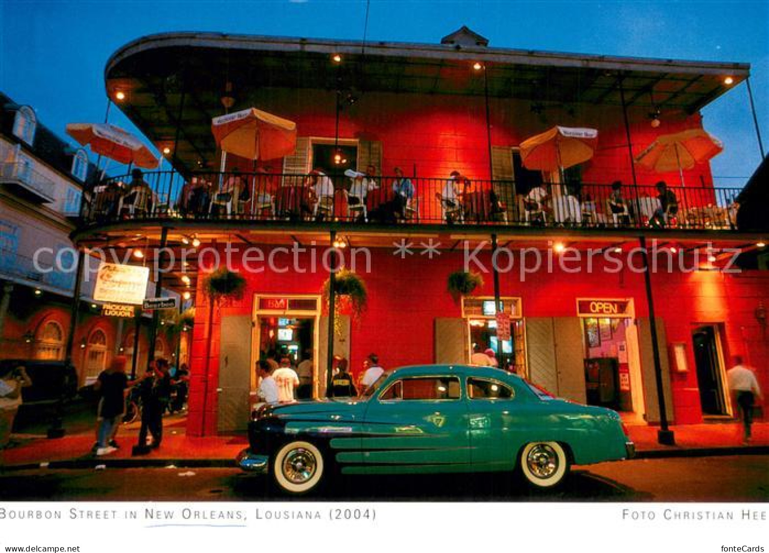 73716724 New_Orleans_Louisiana Bourbon Street Feiern In New Orleans Chronik - Autres & Non Classés
