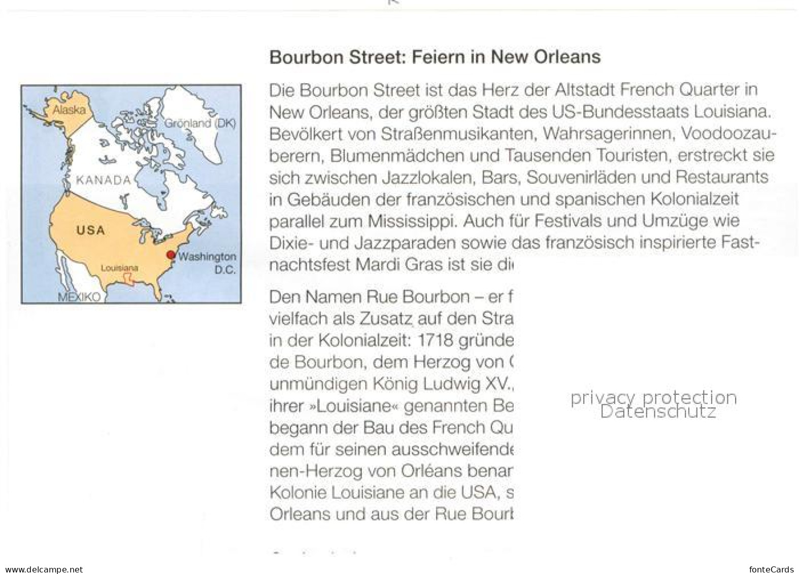 73716724 New_Orleans_Louisiana Bourbon Street Feiern In New Orleans Chronik - Other & Unclassified