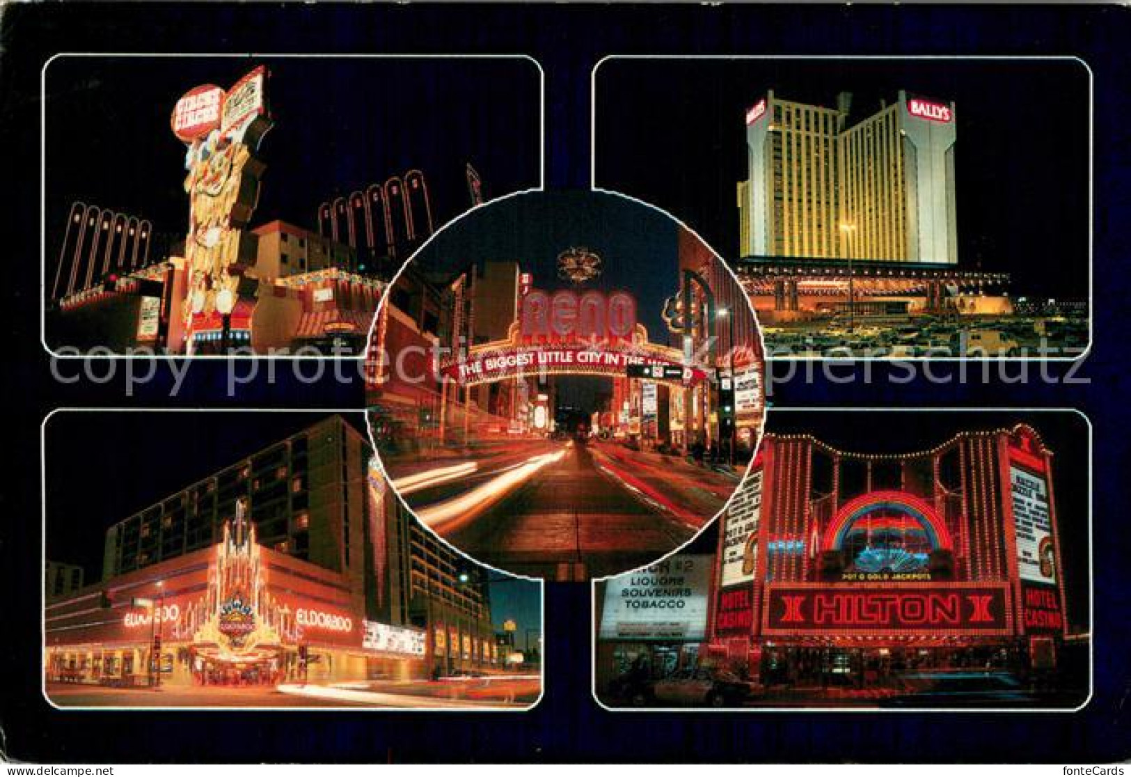73716712 Reno_Nevada Many Faces Of The Biggest Little City In The World At Night - Autres & Non Classés
