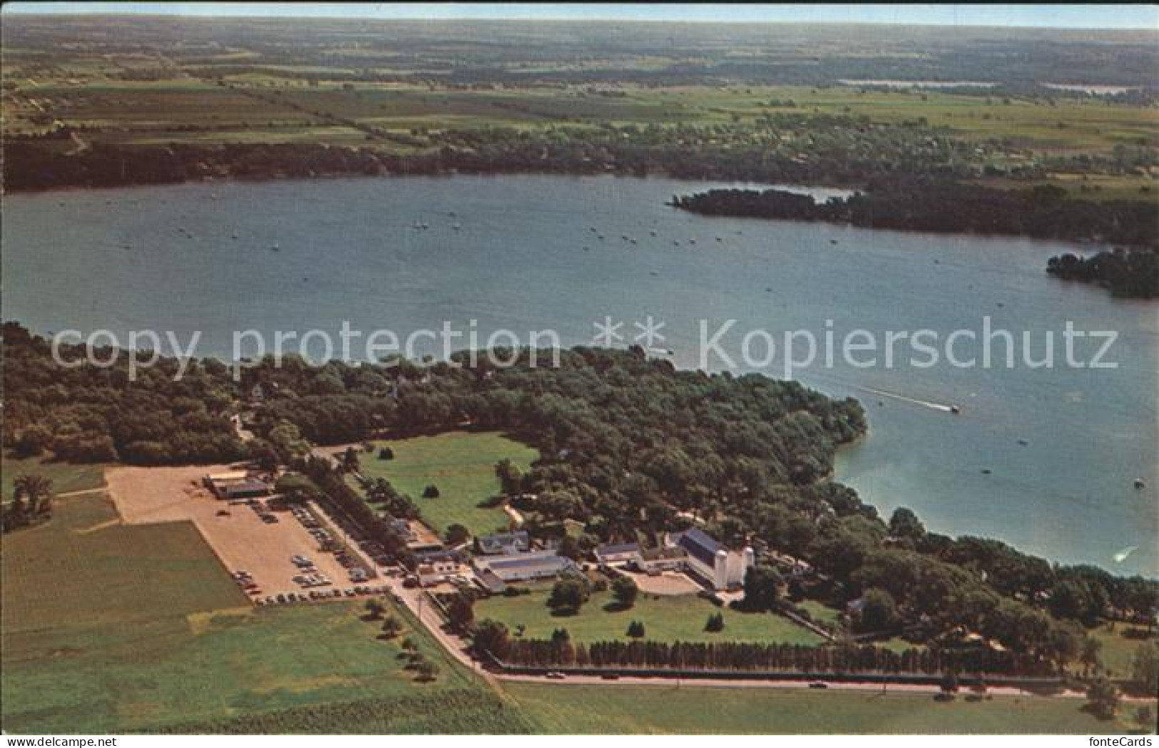 72922335 Powers_Lake_Wisconsin Honey Bear Farm Aerial View - Otros & Sin Clasificación