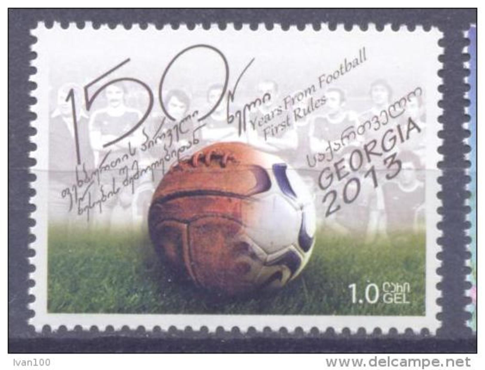 2014. Georgia,  100y Of First Football Rules,  1v, Mint/** - Georgië