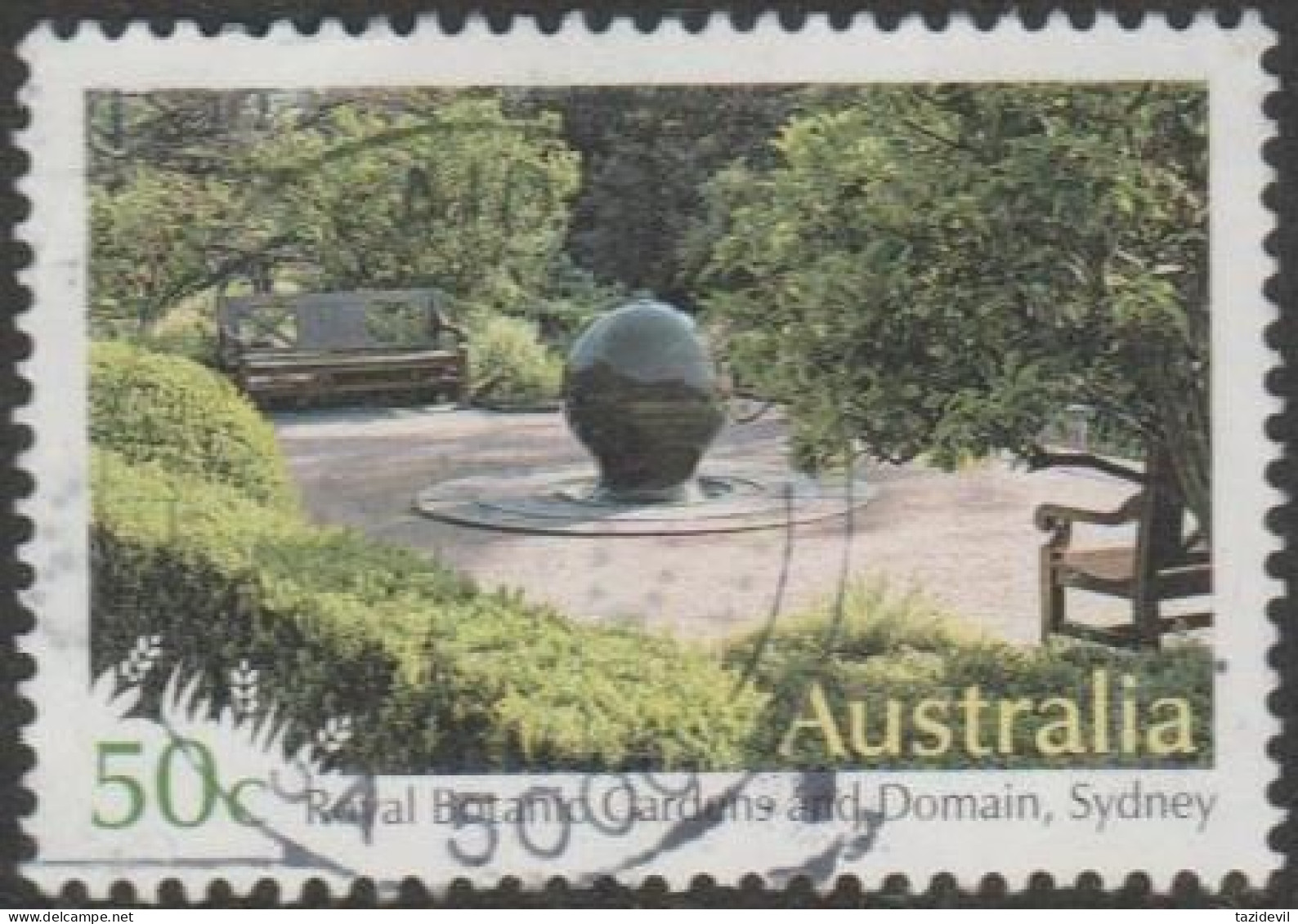 AUSTRALIA - USED - 2007 50c Botanic Gardens Sydney - Oblitérés