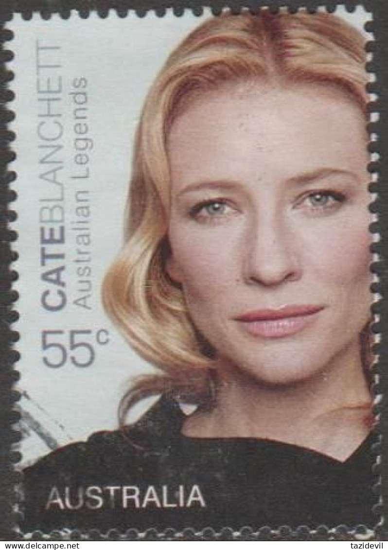 AUSTRALIA - USED - 2009 55c Legends Of Film  Cate Blanchett - Oblitérés