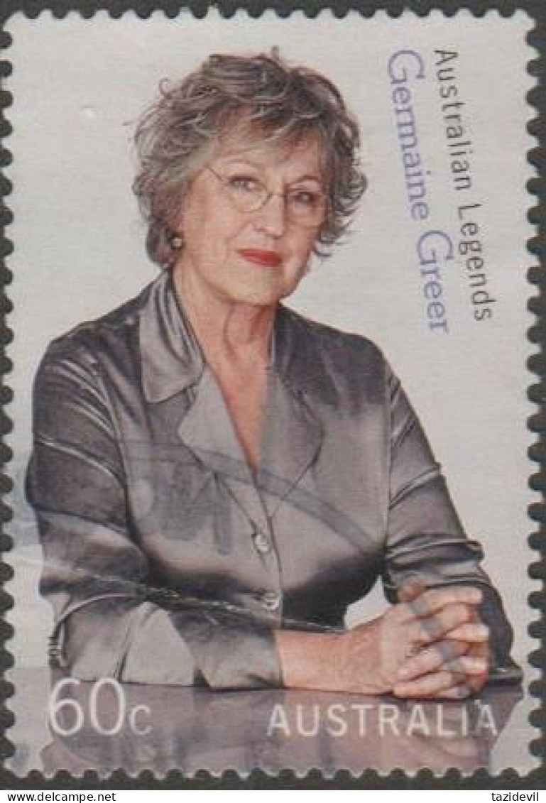 AUSTRALIA - USED - 2011 60c Legends - Germaine Greer - Usados