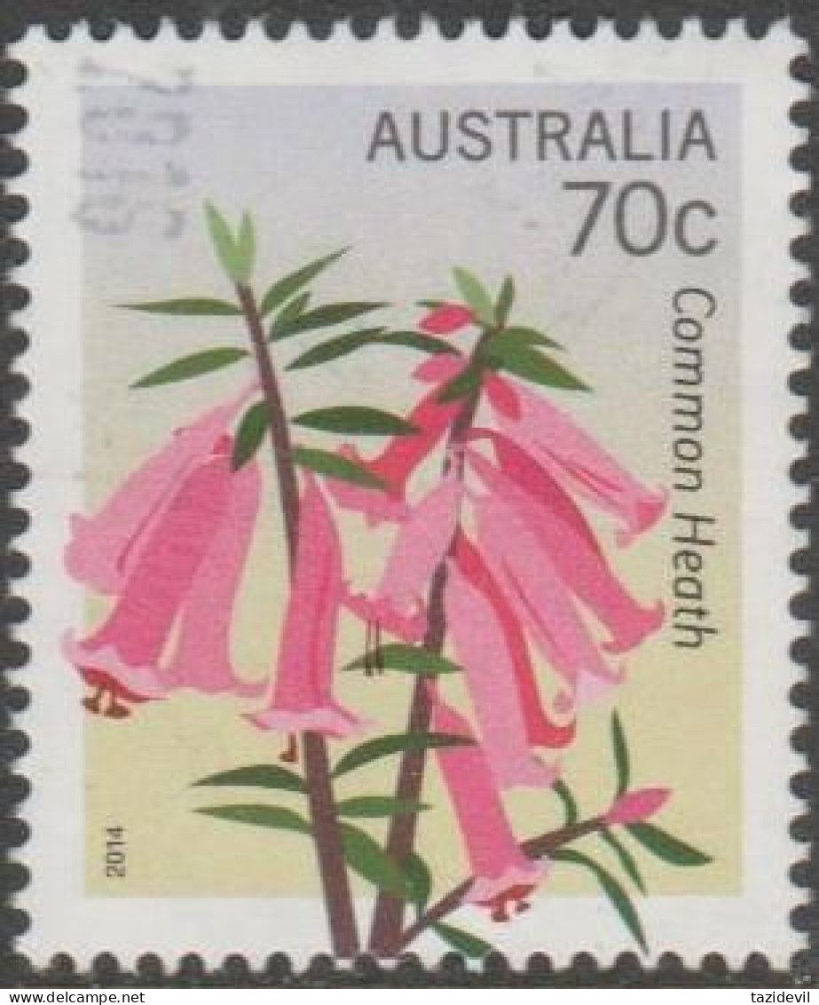 AUSTRALIA - USED - 2014 70c State Floral Emblems - Pink Heath, Victoria - Usados