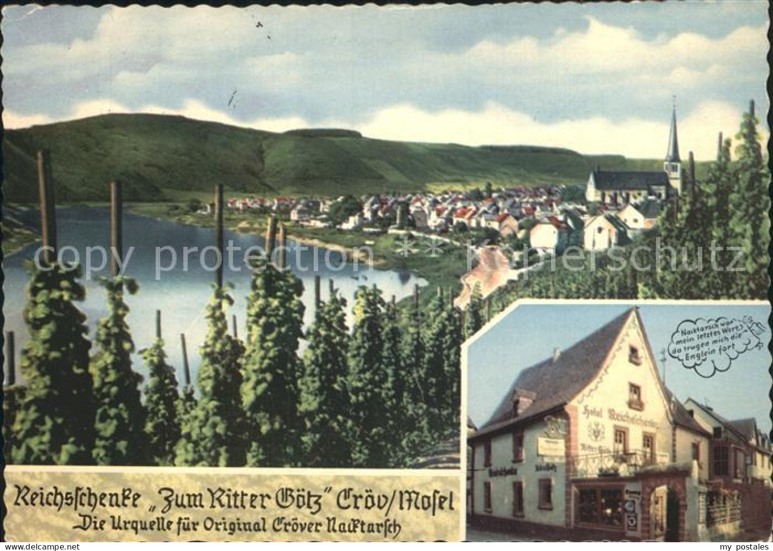 72921220 Kroev Mosel Reichsschenke Zum Ritter Goetz Kroev - Kröv