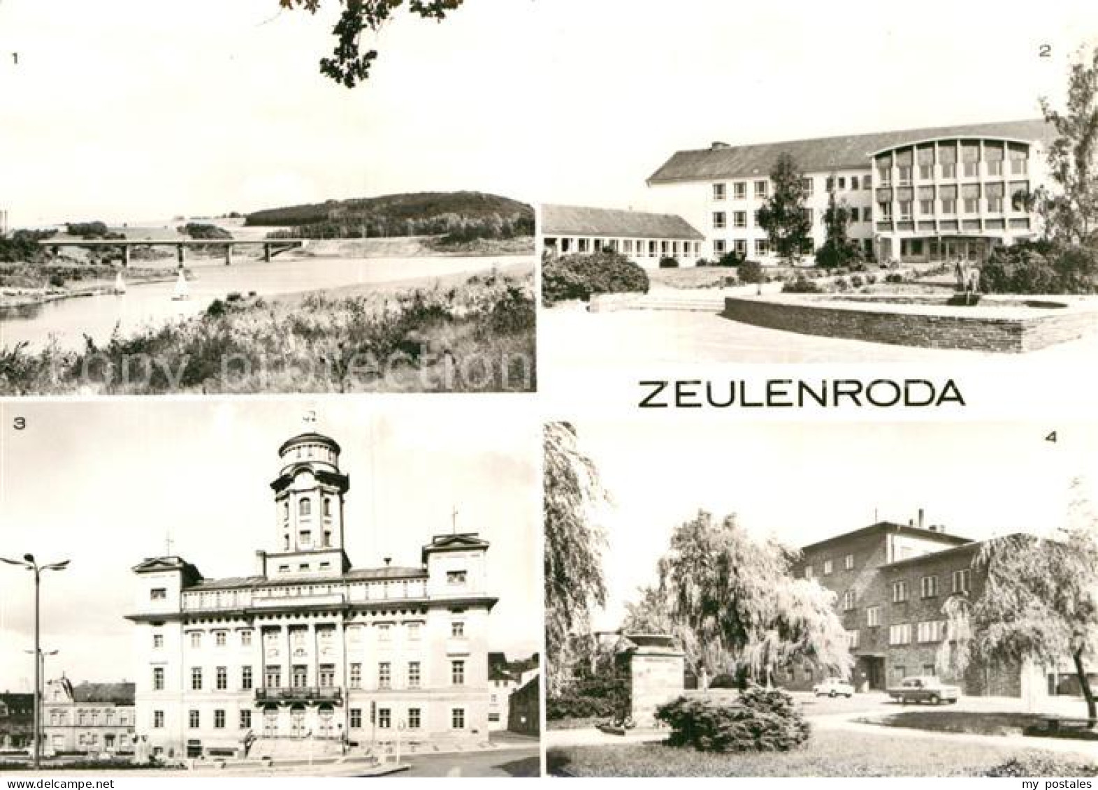 72920403 Zeulenroda-Triebes Stausee Hubert Westhoff Oberschule Post Rathaus Zeul - Zeulenroda