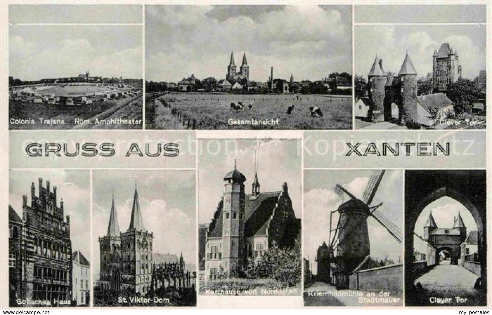 72919790 Xanten Roem Amphitheater Kirche Clever Tor Got Haus St Viktor Dom Karth - Xanten