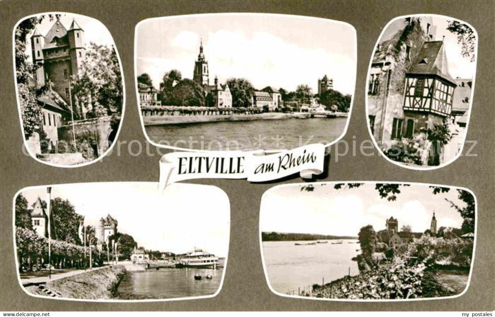 72919755 Eltville Rhein Schloss Rheinpartien Erker Eltville Rhein - Eltville