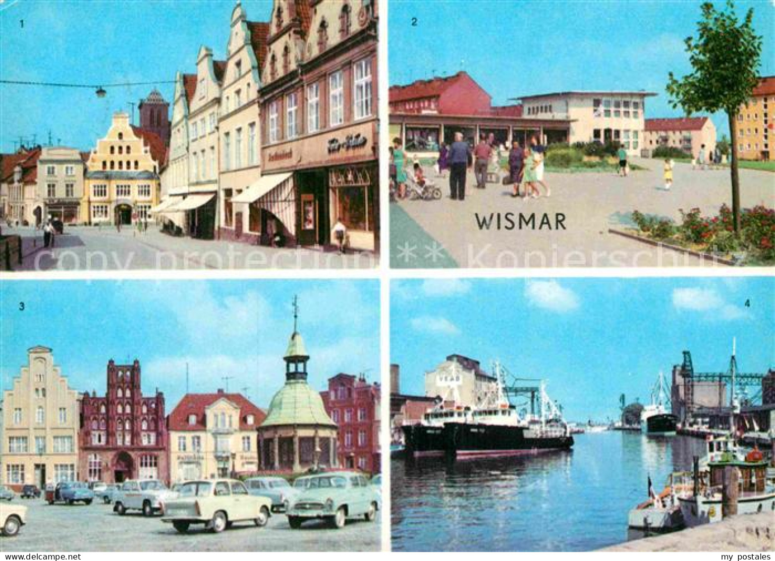 72919681 Wismar Mecklenburg Kraemerstrasse Wendorf Kaufhof Nord Markt Hafen Wism - Wismar