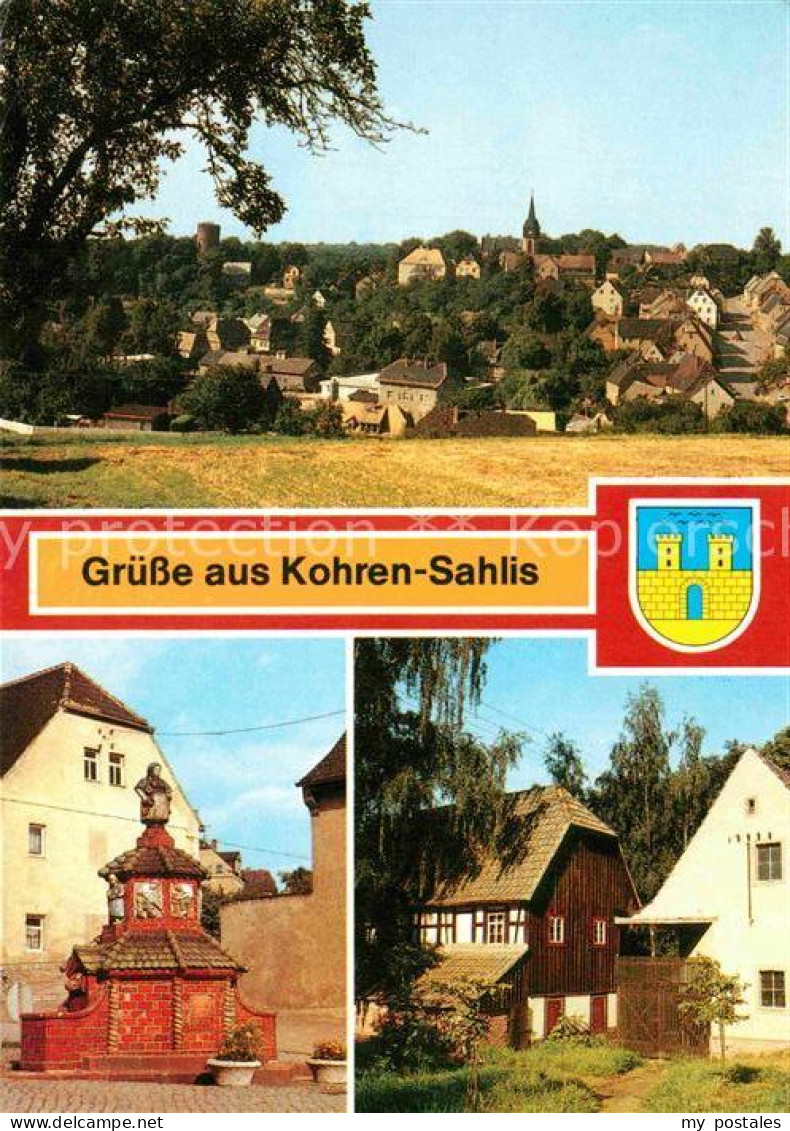 72919651 Kohren-Sahlis Uebersicht Toepferbrunnen Muehlenmuseum Kohren-Sahlis - Kohren-Sahlis