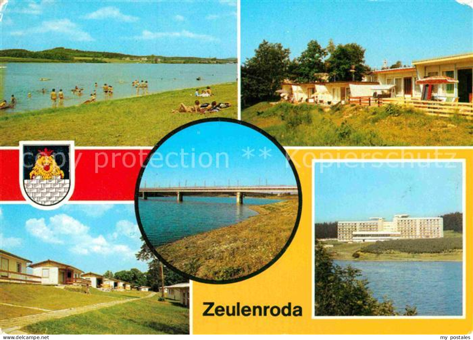 72919644 Zeulenroda-Triebes Strandbad Bungalowdorf Zadelsdorf Bruecke Talsperre  - Zeulenroda