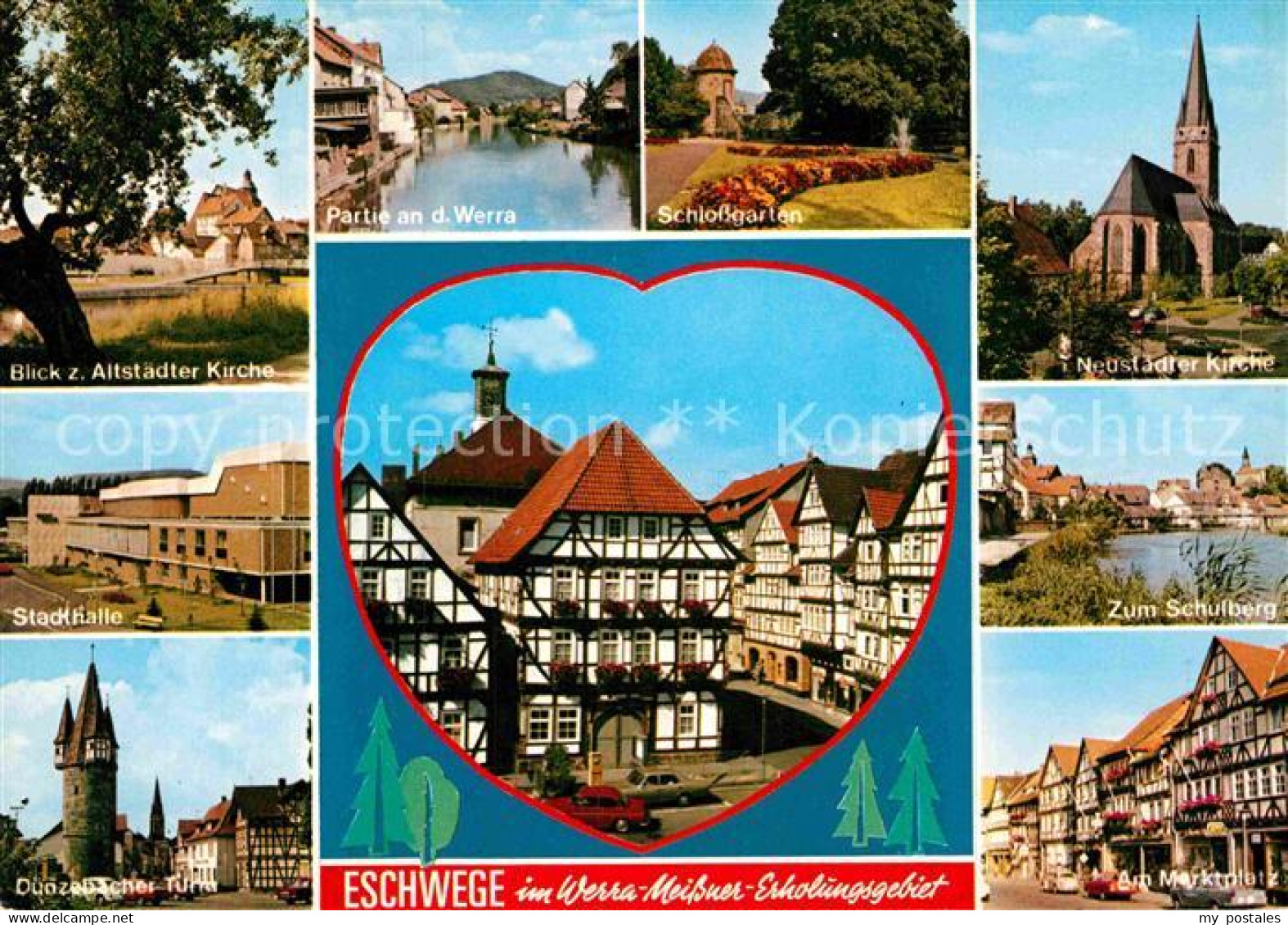 72919402 Eschwege Marktplatz Neustaedter Kirche Duenzebacher Turm Eschwege - Eschwege