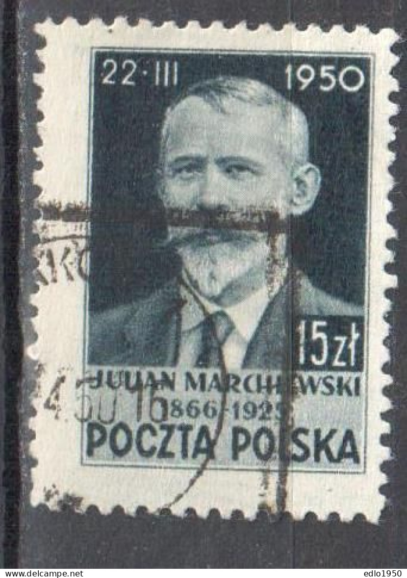 Poland 1950 Julian Marchlewski  - Mi 546 - Used - Gebraucht