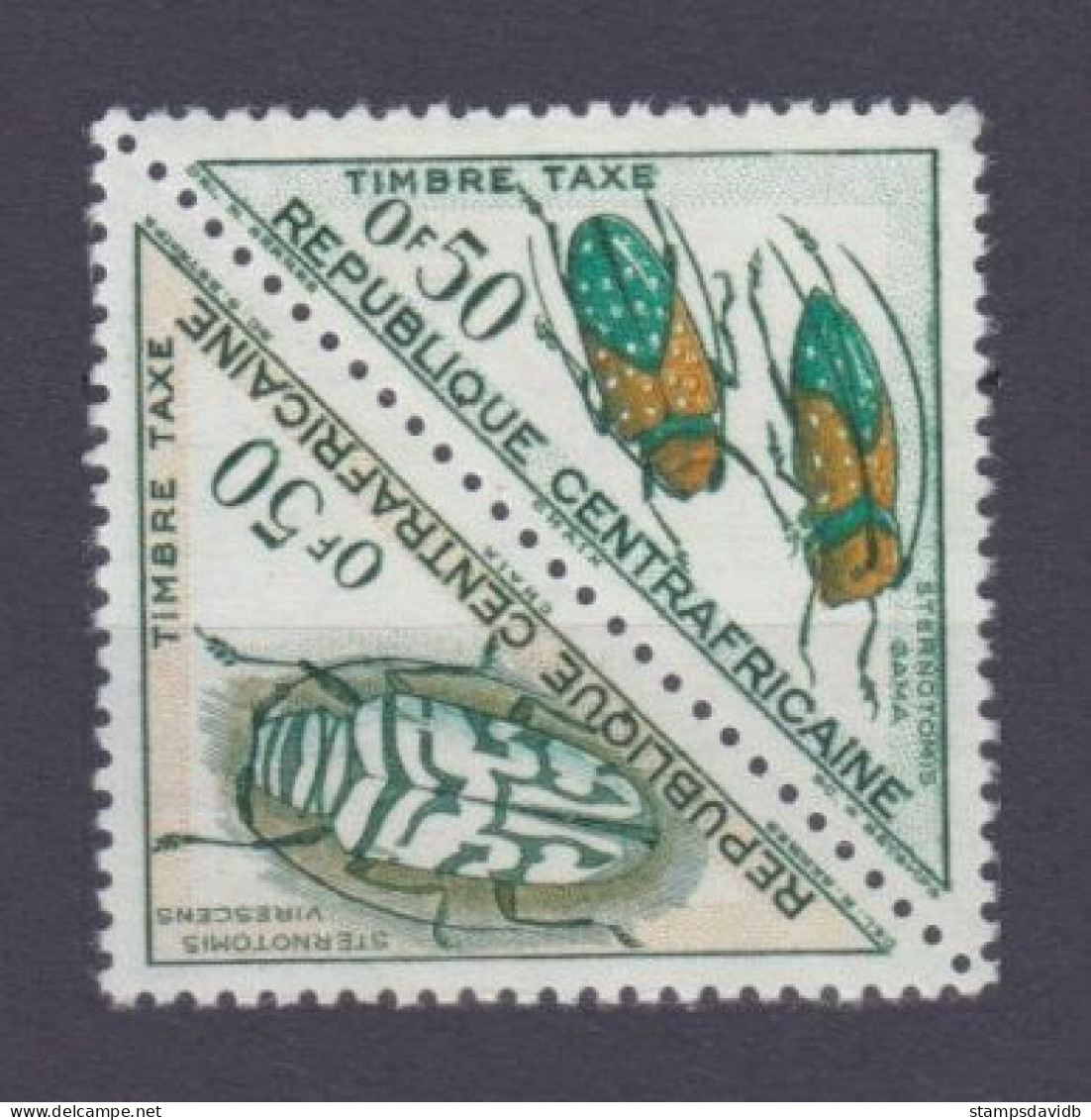 1960 Central African Republic P1-P2 Insects - Abeilles