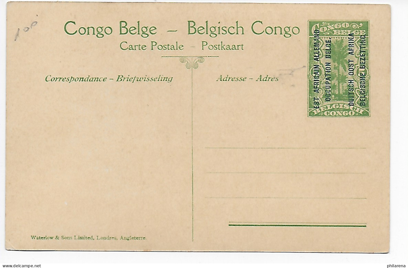 Ansichtskarte Belgisch Kongo, Besetzung DOA, 1920: Groupe De Watuzi - Sonstige & Ohne Zuordnung