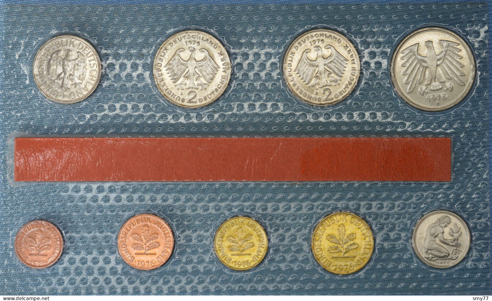 Deutschland  • KMS 1976 F • Stuttgart Kursmünzensatz  Coin Set • Stempelglanz • 26'000 Ex. • [24-171] - Sets De Acuñados &  Sets De Pruebas