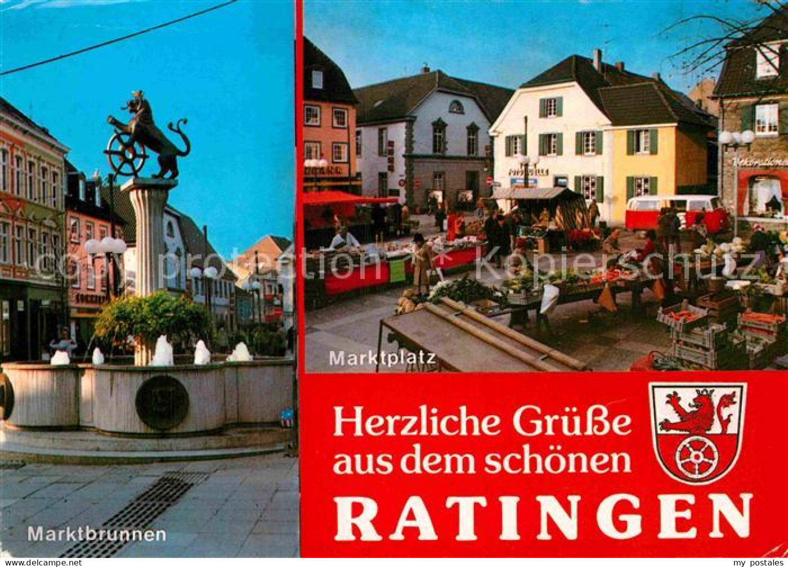 72917650 Ratingen Marktbrunnen Marktplatz Markt Ratingen - Ratingen